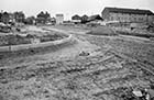 View up New Mill Lane, Churchfields [flats] to right, St Johns Street top left [Nov 1969]| Margate History